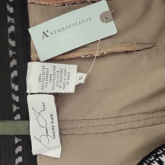 Byron Lars for Anthropologie plus maxi skirt sz 16w new with tags - Picture 8 of 8